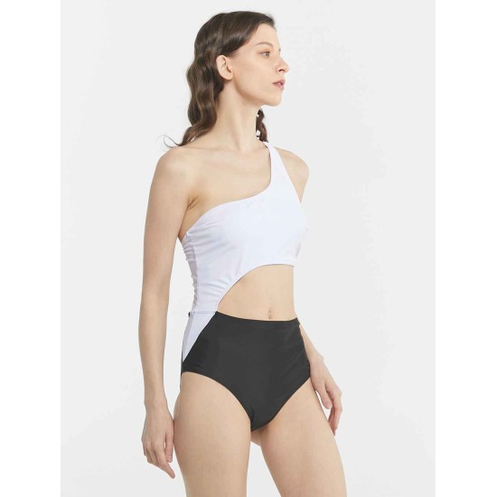 Sloping Shoulder One-Piece Swimsuit Sloping Shoulder One-Piece Swimsuit