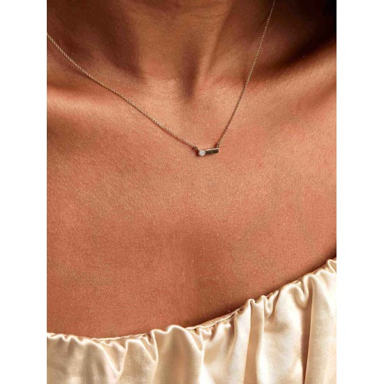 Brick Diamond Necklace Brick Diamond Necklace
