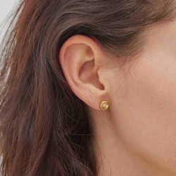 Circle Dot Studs