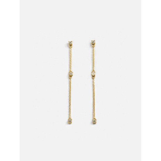 Sapphire Studded Threader Earrings Sapphire Studded Threader Earrings