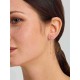 Sapphire Studded Threader Earrings Sapphire Studded Threader Earrings