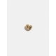 Single Plump Heart Stud Single Plump Heart Stud