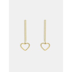 Heart Threader Earrings