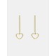 Heart Threader Earrings Heart Threader Earrings
