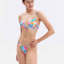 Allover Printed Bikini Swimsuit