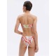 Floral Drawstring Front Swimsuit Floral Drawstring Front Swimsuit
