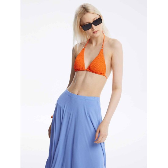 Textured Lace-Up Bikini Textured Lace-Up Bikini