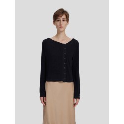 Asymmetric Buttoned Top