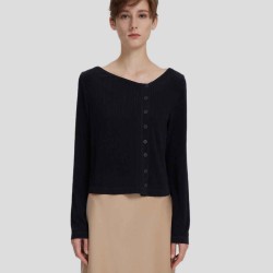 Asymmetric Buttoned Top