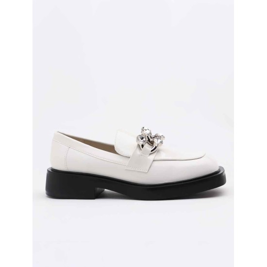 Rhinestone thick heeled single shoes Rhinestone thick heeled single shoes