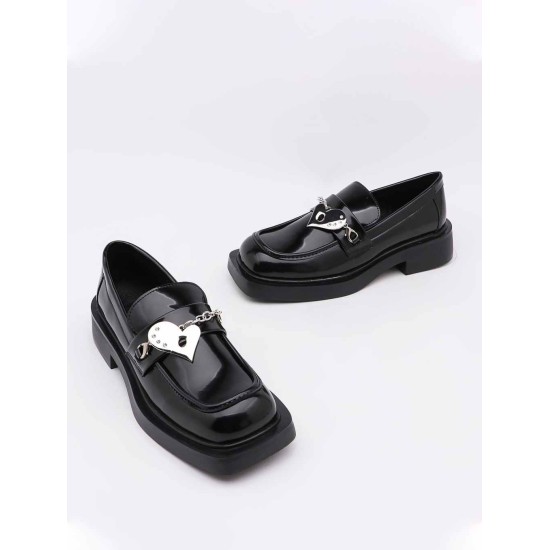 Love metal chain single shoes Love metal chain single shoes