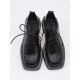 Square toe lace-up shoes Square toe lace-up shoes