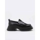 Loafers with thick heel small leather shoes Loafers with thick heel small leather shoes