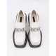 Black rhinestone small leather shoes Black rhinestone small leather shoes