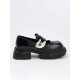 Thick-soled small leather shoes with big toe Thick-soled small leather shoes with big toe