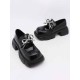 Black bow uniform shoes Black bow uniform shoes