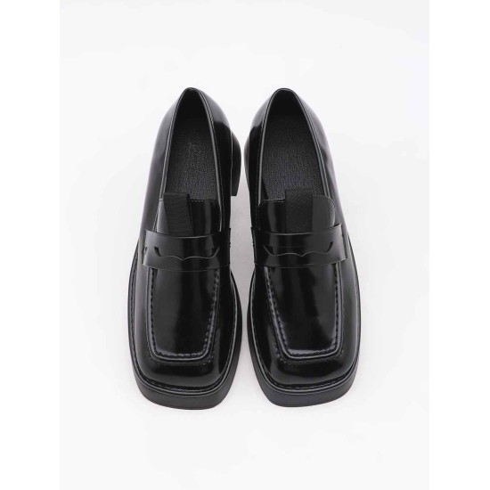 Muffin thick-soled leather shoes Muffin thick-soled leather shoes