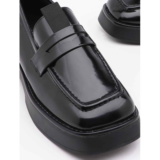 Muffin thick-soled leather shoes Muffin thick-soled leather shoes