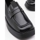 Muffin thick-soled leather shoes Muffin thick-soled leather shoes