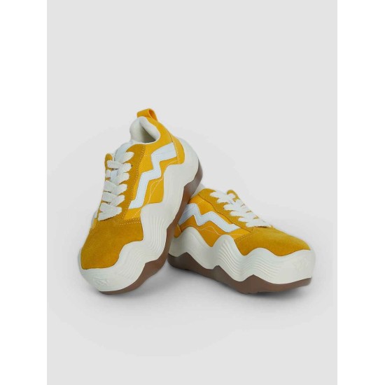 Frosted Leather Thick Bottom Non-slip Muffin Sneakers Frosted Leather Thick Bottom Non-slip Muffin Sneakers
