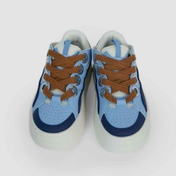 Mesh Color Blocking Muffin Sneakers