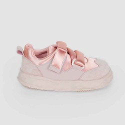 Silky Patchwork Chunky Sneakers