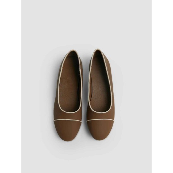 Soft Leather Shallow Mouth Flat Granny Shoes Soft Leather Shallow Mouth Flat Granny Shoes