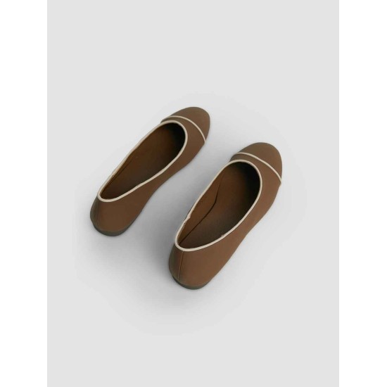 Soft Leather Shallow Mouth Flat Granny Shoes Soft Leather Shallow Mouth Flat Granny Shoes