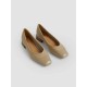 Patent Leather Stitching Thick Heel Single Shoes Patent Leather Stitching Thick Heel Single Shoes