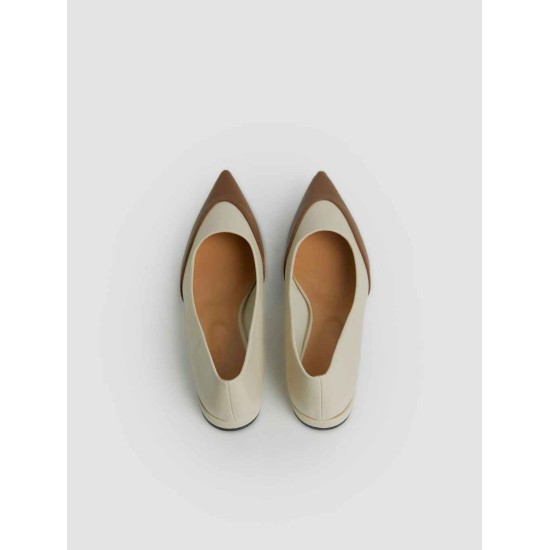 Pointed Toe Color Blocking Single Shoes Pointed Toe Color Blocking Single Shoes