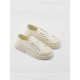 Lace-up thick sole canvas shoes Lace-up thick sole canvas shoes