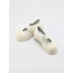 Velcro Leather Thick-sole Mary Jane shoes