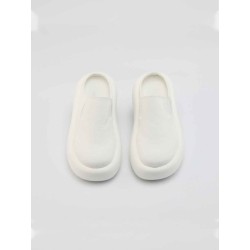 Canvas Thick Bottom Mules Slippers