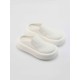 Canvas Thick Bottom Mules Slippers Canvas Thick Bottom Mules Slippers