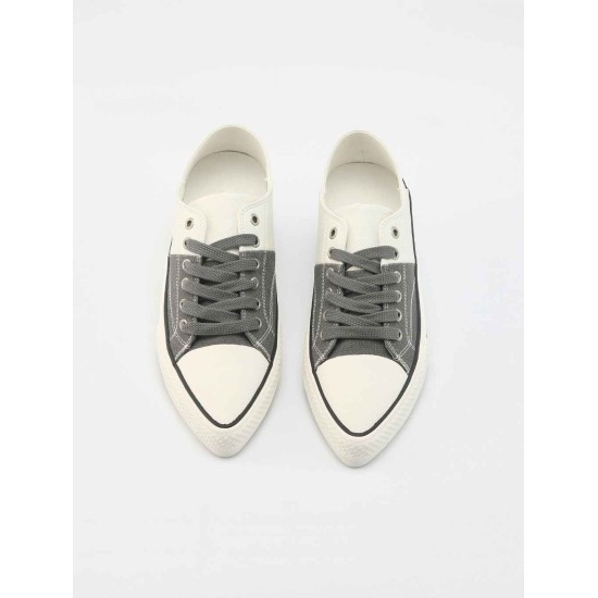 Pointed Toe Low-top Canvas shoes