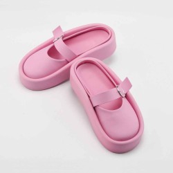 One buckle thick-soled slippers