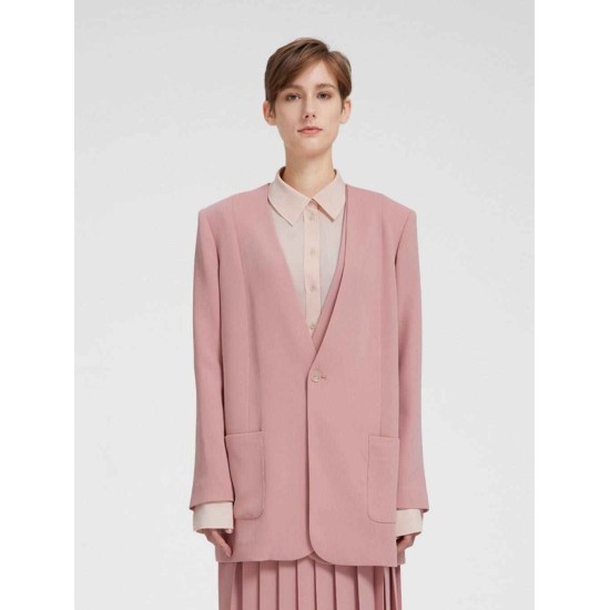 Single-breasted Compact Suiting Blazer Single-breasted Compact Suiting Blazer