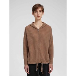 Zipper Slider Cashmere Cardigan