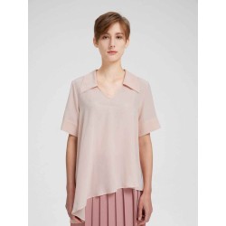 Short Sleeve Silk Top