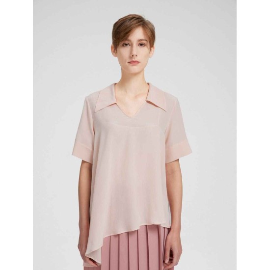 Short Sleeve Silk Top Short Sleeve Silk Top