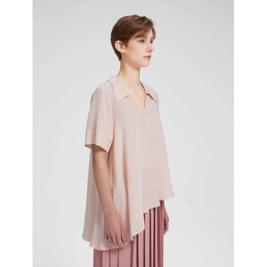 Short Sleeve Silk Top Short Sleeve Silk Top