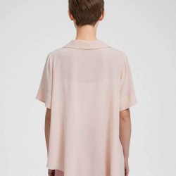 Short Sleeve Silk Top
