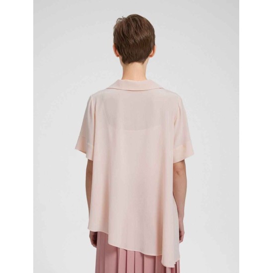 Short Sleeve Silk Top Short Sleeve Silk Top