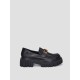 Leather Loafers With Chain Leather Loafers With Chain