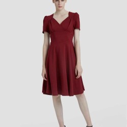 Flared Queen Anne Dress