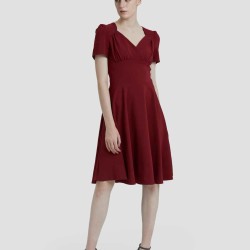 Flared Queen Anne Dress