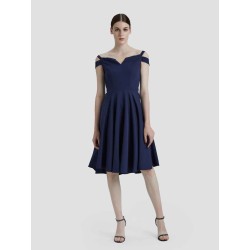 Cutaway Off-The-shoulder Dress
