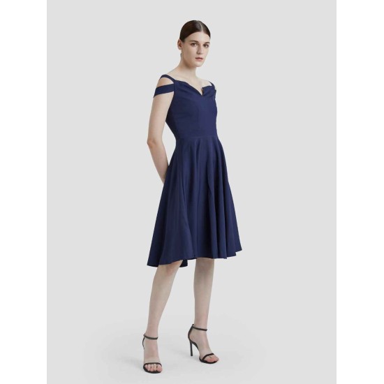 Cutaway Off-The-shoulder Dress Cutaway Off-The-shoulder Dress