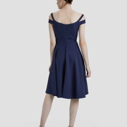 Cutaway Off-The-shoulder Dress