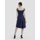 Cutaway Off-The-shoulder Dress Cutaway Off-The-shoulder Dress